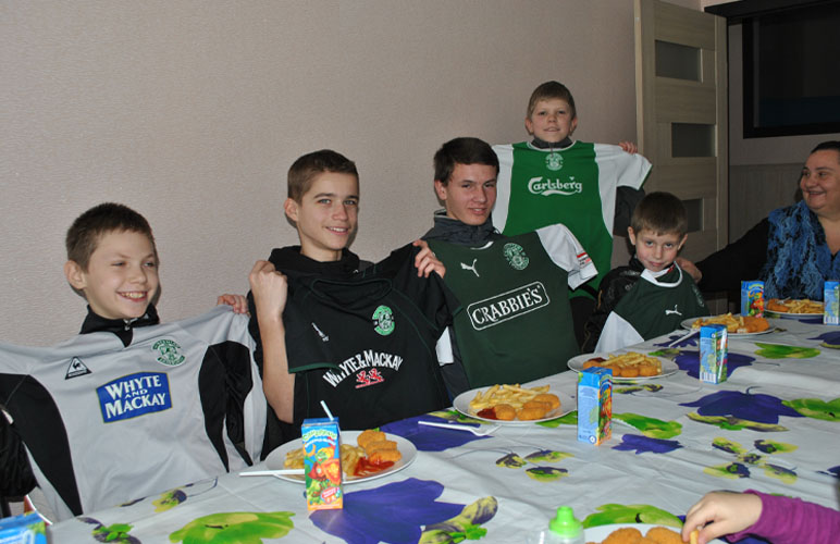 Hibernian family rallies round Dnipro Kids